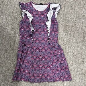 Greyson Pink and Purple Patterned Dress